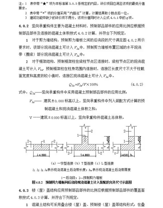 裝配式建筑評價標準