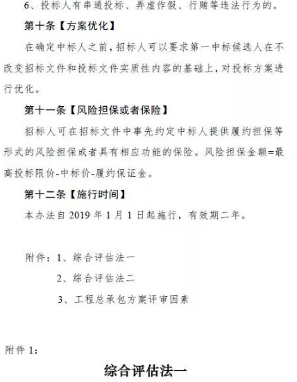 招標評標