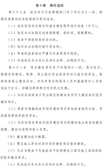 政府投資項目