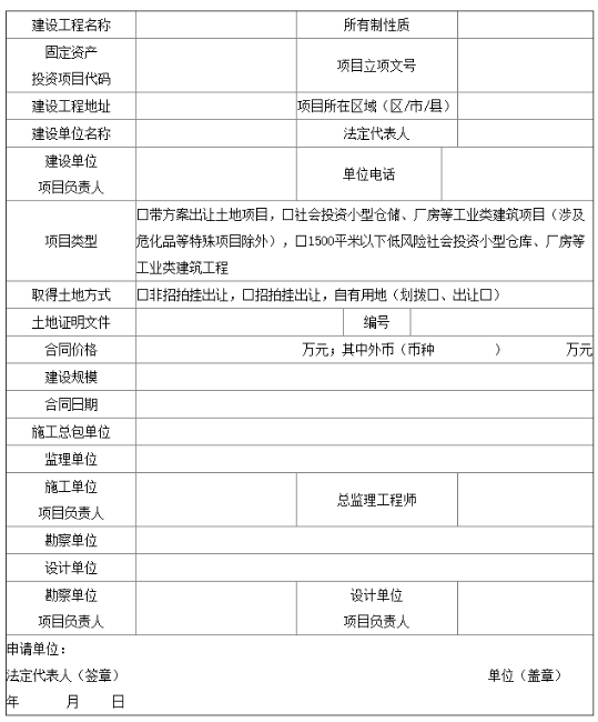 施工許可證