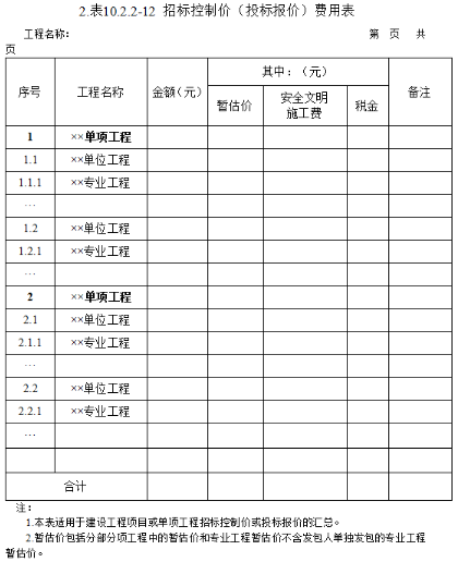 工程造價