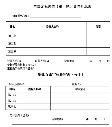 工程招標
